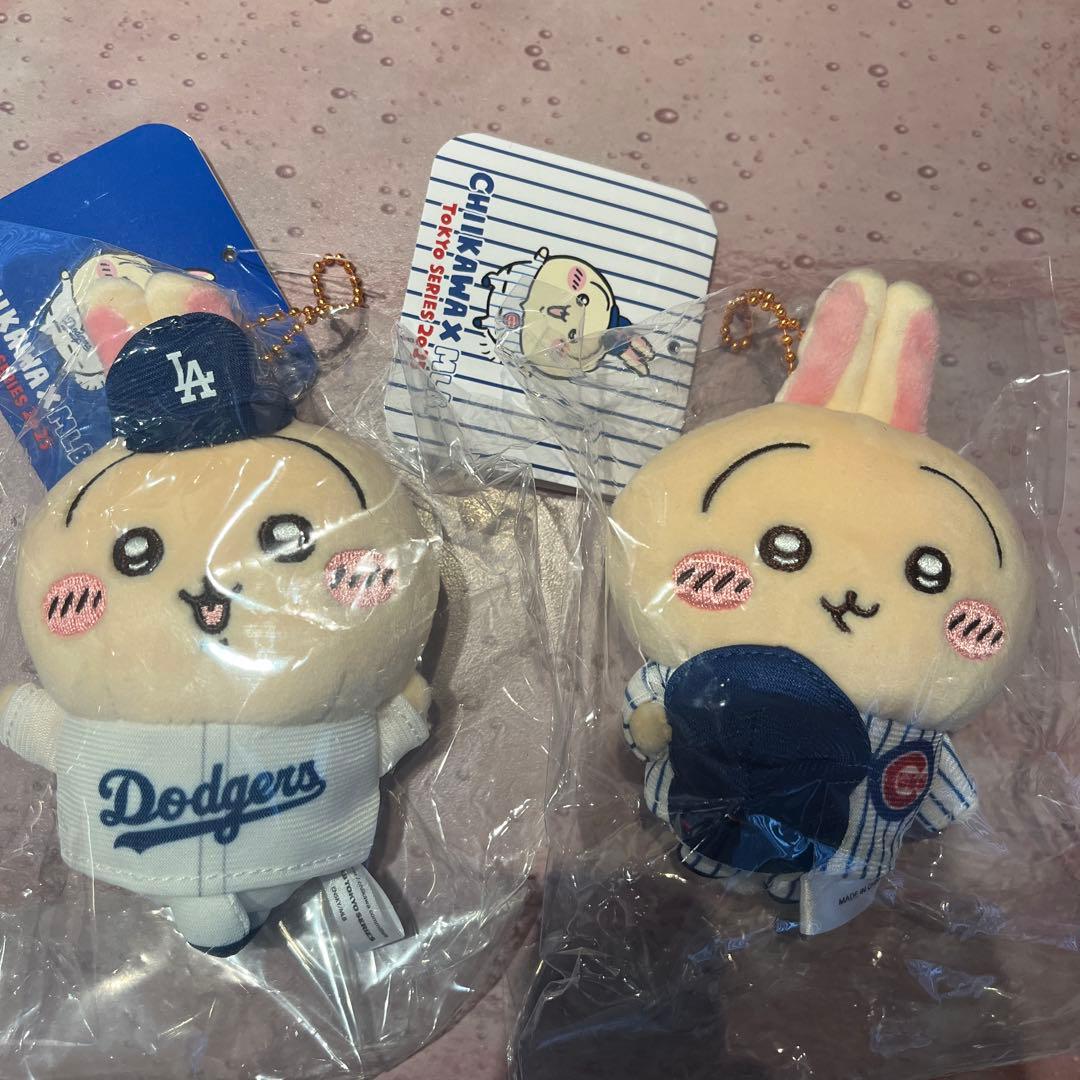 ちいかわ MLB マスコット うさぎ ドジャース カブス ぬいぐるみ