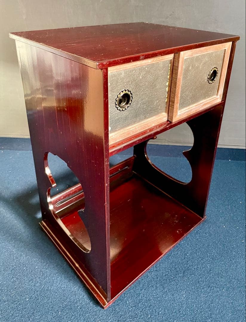 母」 小堀遠州流 宗忠好 袋棚 十五代 小堀宗通 書付 塗師