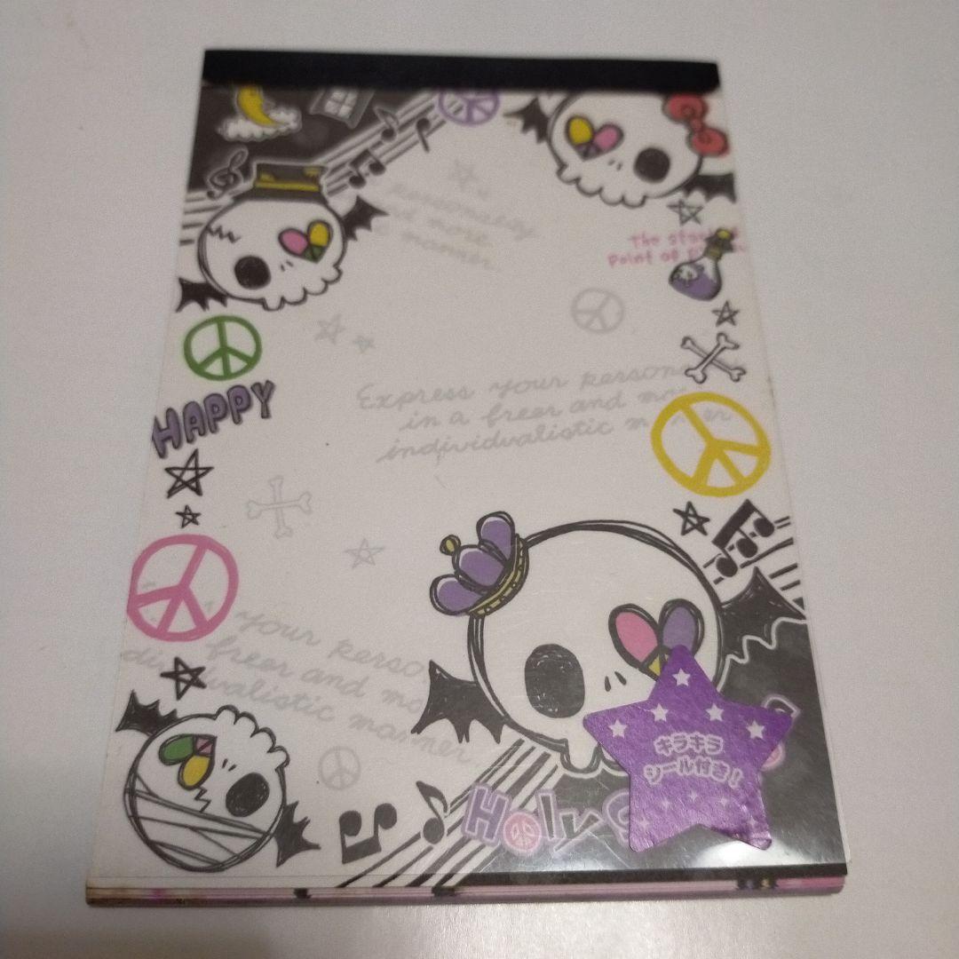 ドクロ ミュージック メモ帳 平成レトロ - メルカリ