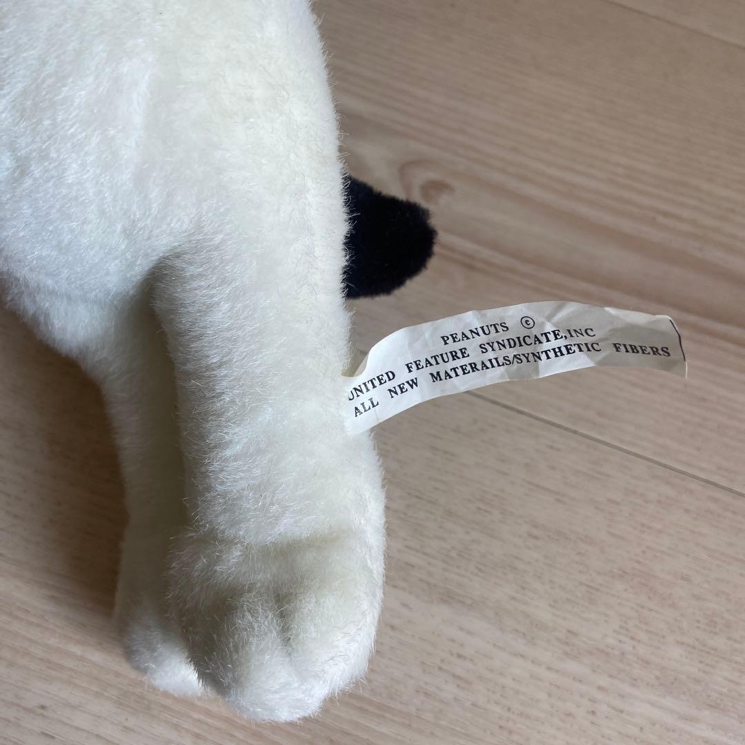 スヌーピー レトロ　ぬいぐるみ　タグ付き　PEANUTS ヴィンテージ グッズ