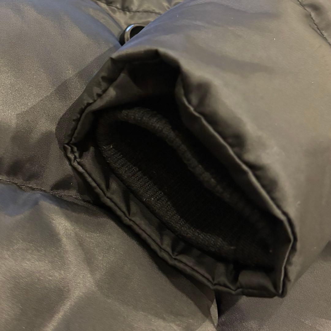 極美品ケイトスペード ダウンジャケット リボン 飾りボタン 裏地水玉 90