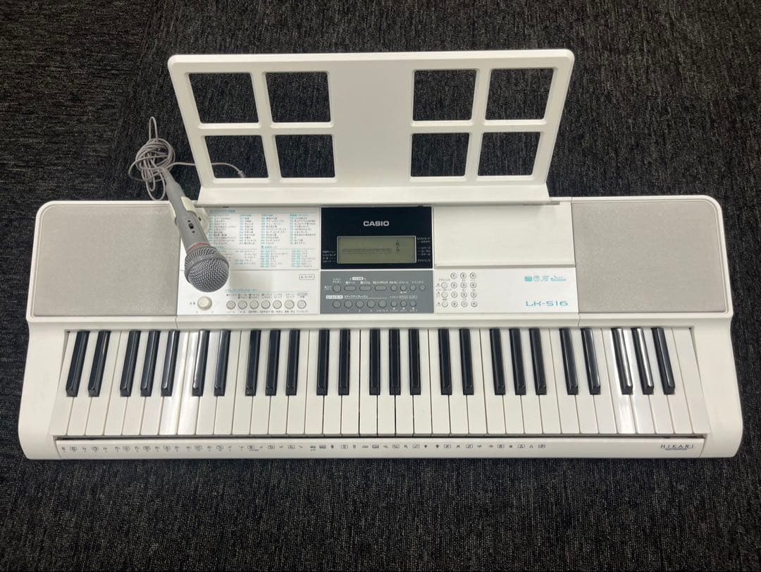 CASIO カシオ LK-516 光ナビゲーション 電子キーボード