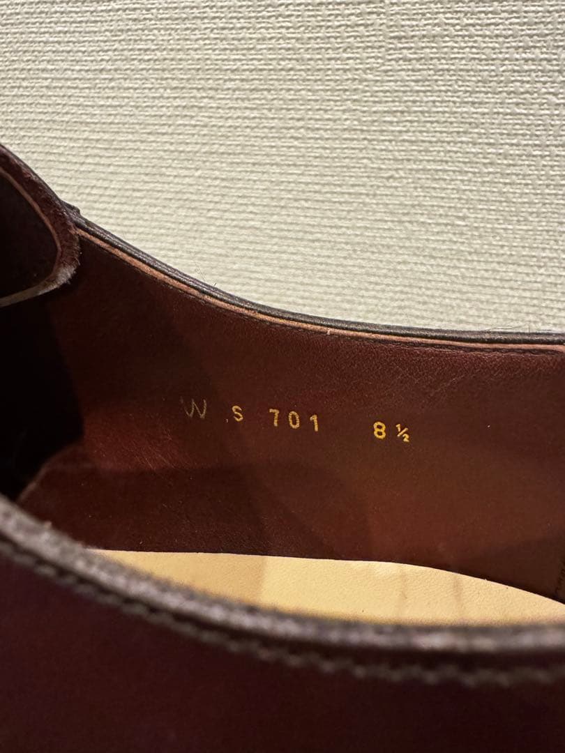 美品　soffice&solid 革靴　ブラウン