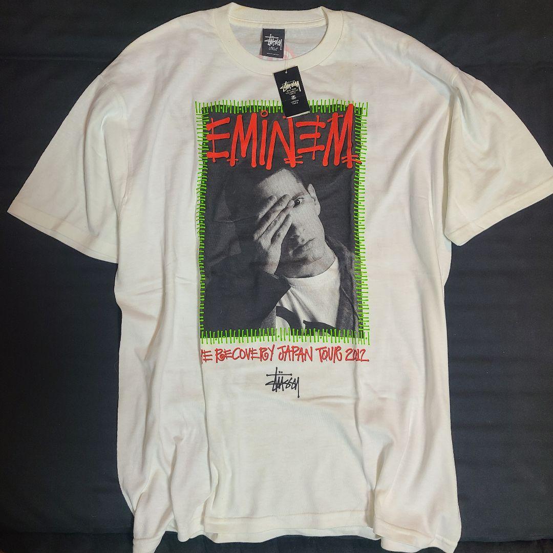 新品未着用 eminem stussy 来日記念コラボTシャツ - メルカリ