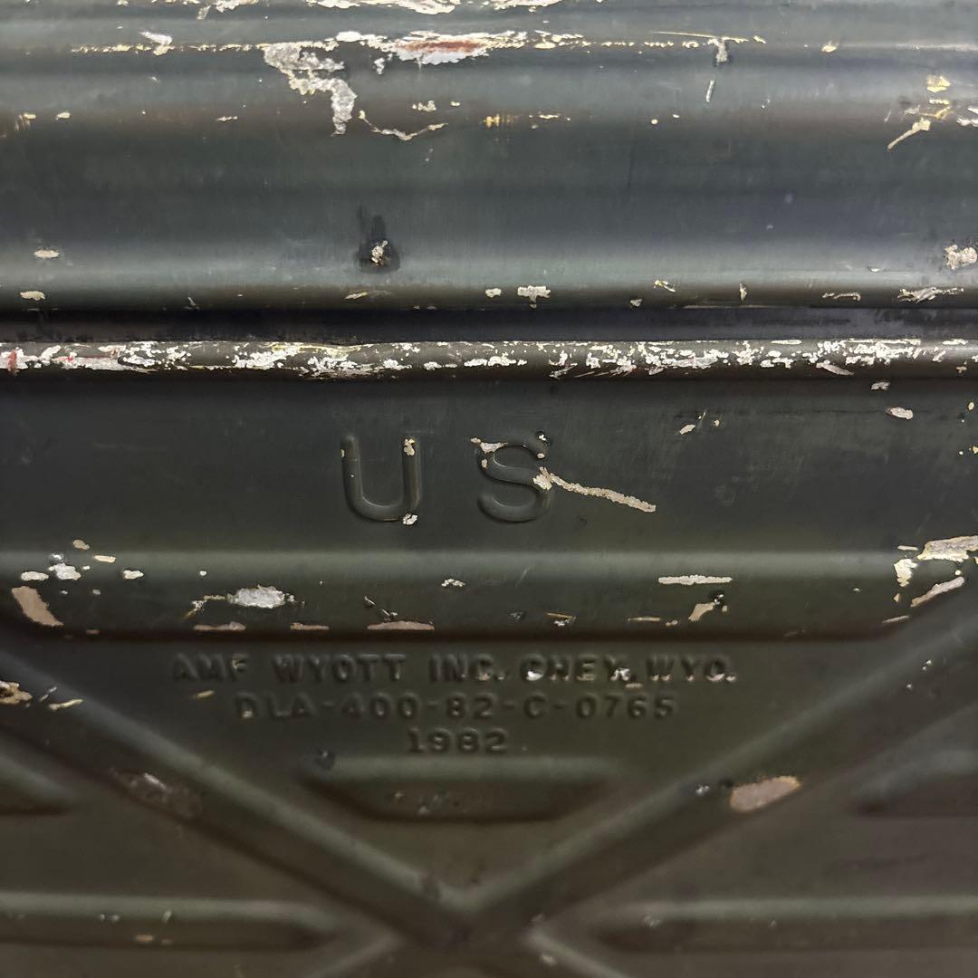 80s 米軍　実物　フードコンテナ ODグリーン 送料無料　①