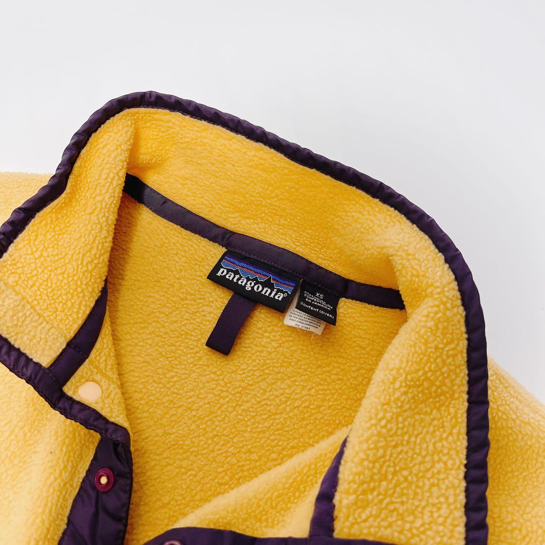 パタゴニア シンチラスナップT イエロー XSジャマイカ製 25450F4