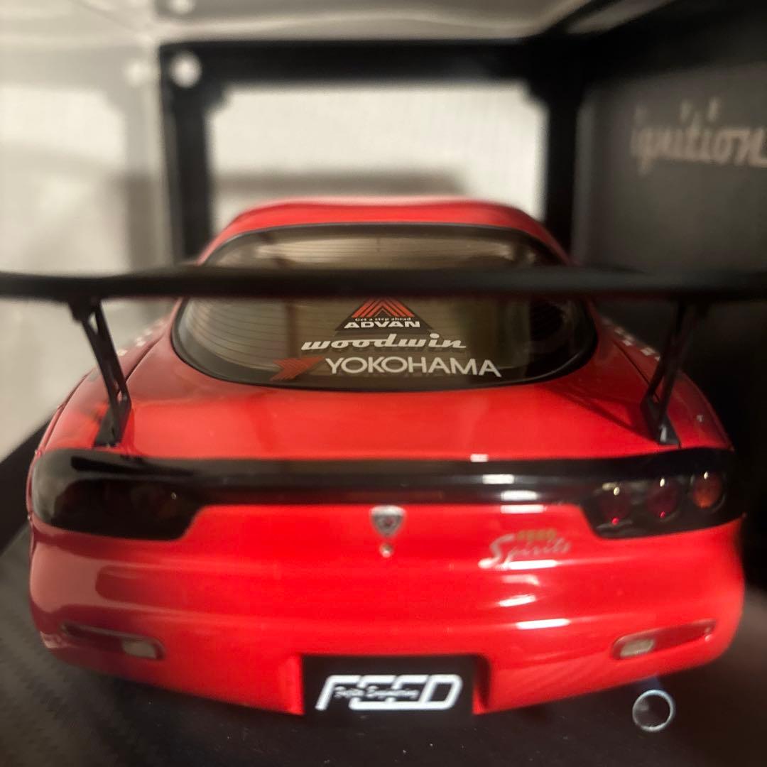 イグニッションモデル1/18 FEED RX-7 FD3S 魔王レッド 値下げ可