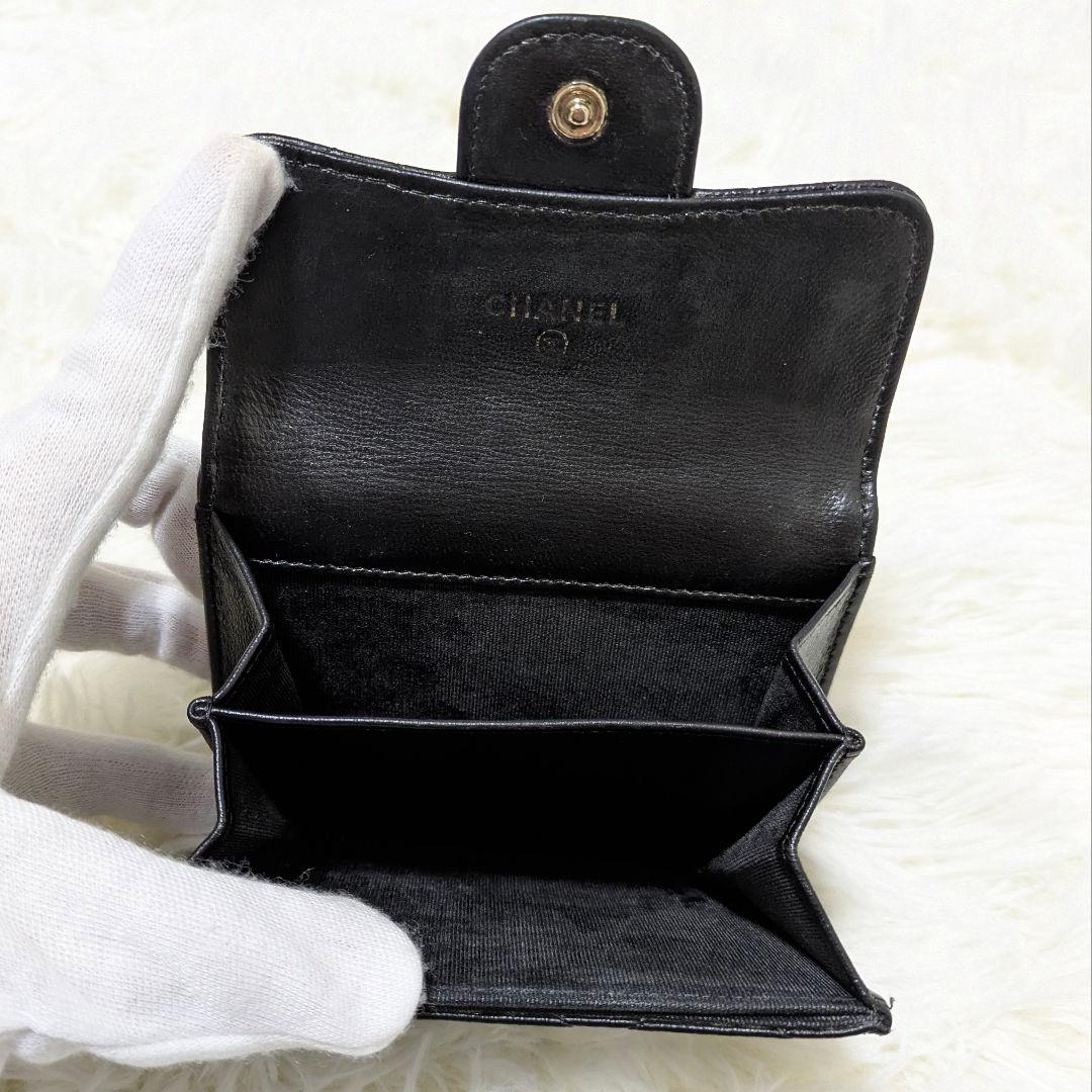 最終価格✨シャネル　マトラッセ　小銭入れ　ミニ　ケース　カードケース