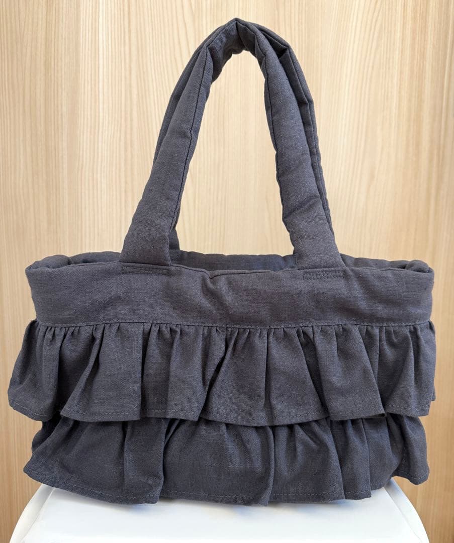 Mimtto ミムットRuffled Linen Bag キャリーバッグ 犬 犬キャリー