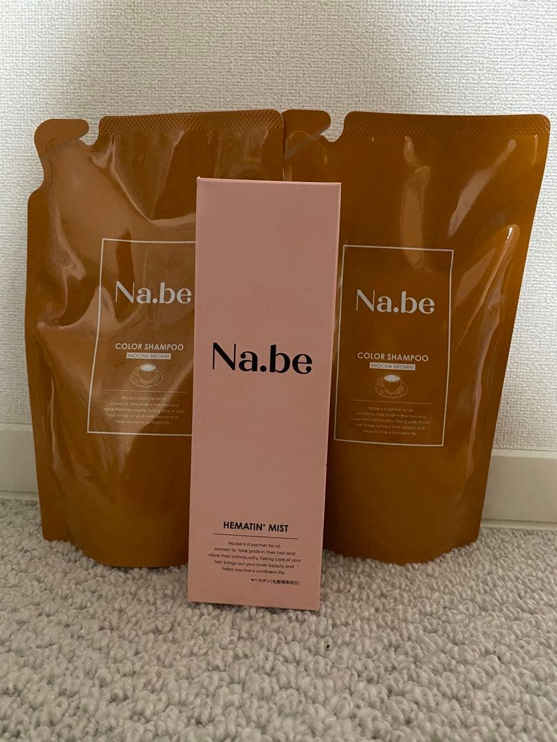 Na.be カラーシャンプー 2袋 & ヘアミスト 120ml - メルカリ