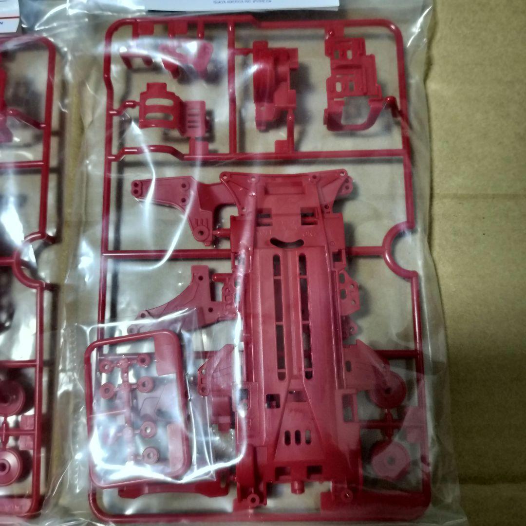 ミニ四駆 VZカラーシャーシセット (レッド、赤) - メルカリ