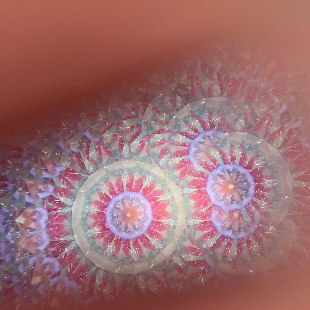 ピンクの万華鏡 グラスニーク ガラス万華鏡 glass nique GlassNique