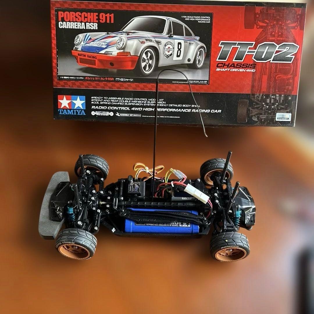 ロ*ー様 ポルシェ911 カレラRSR 組み立て完成品 フルセット　ライトチュー