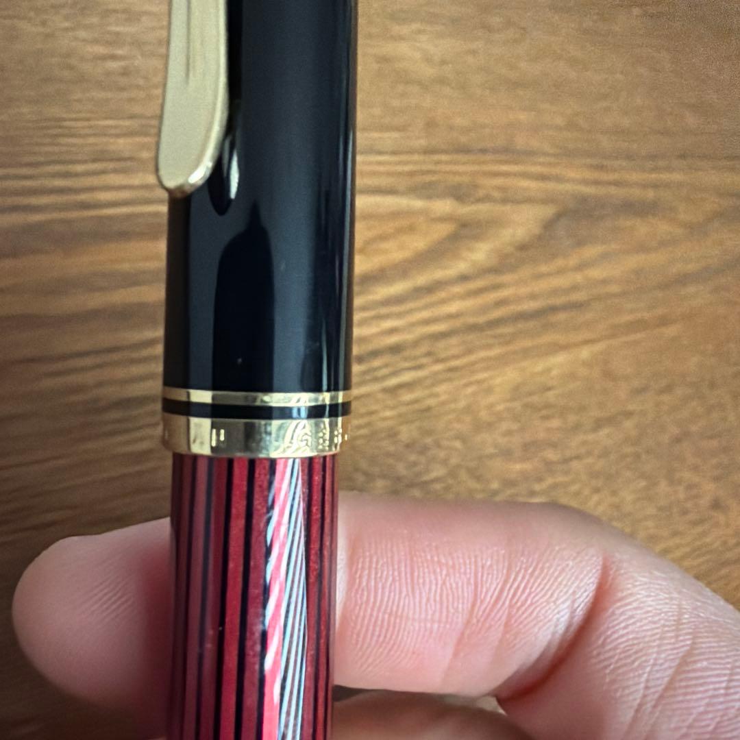 ペリカン　ボールペン　ボルドーカラー