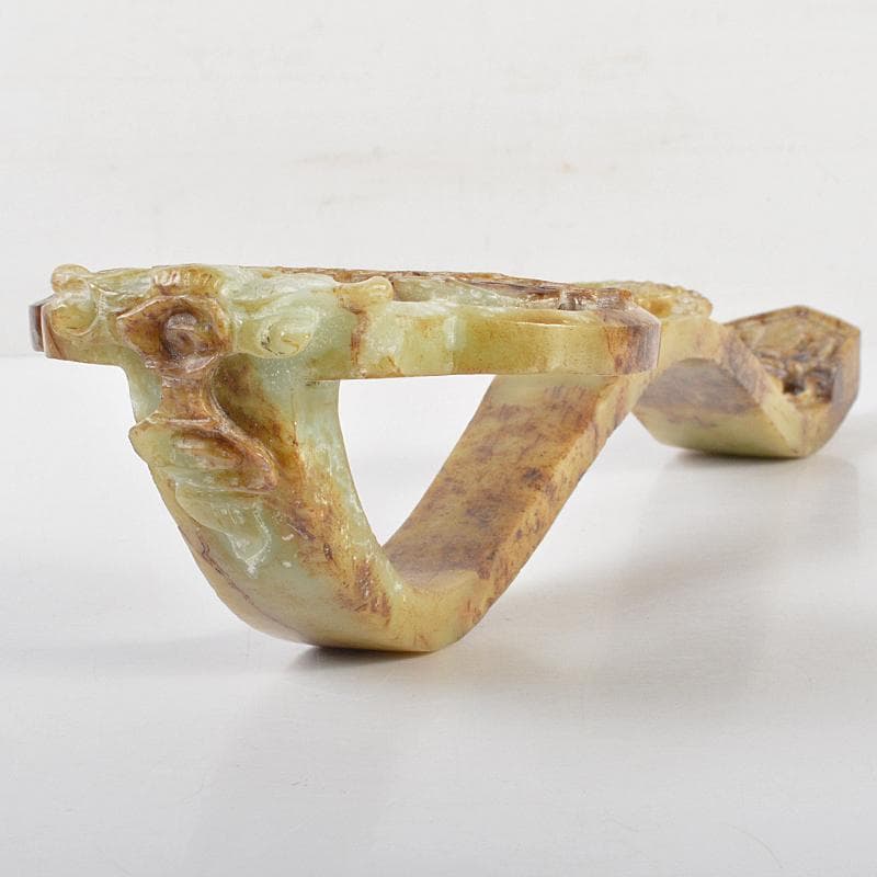 中国 玉石彫刻 人物刻 如意 D R7205 - メルカリ