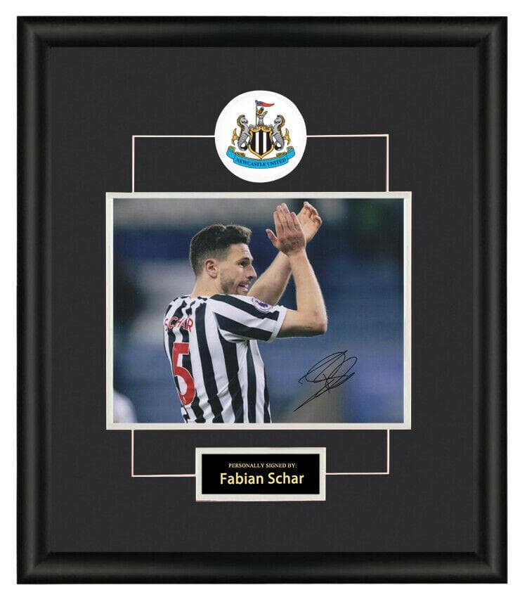 直筆サイン入り写真 ファビアン・シェアニューカッスル・ユナイテッド