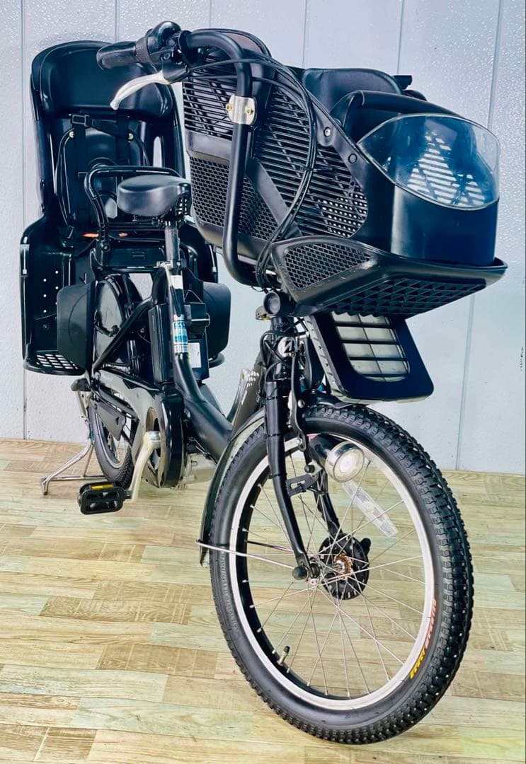 2943ブリヂストン8.7アンペア3人乗り対応子供乗せ　電動アシスト自転車