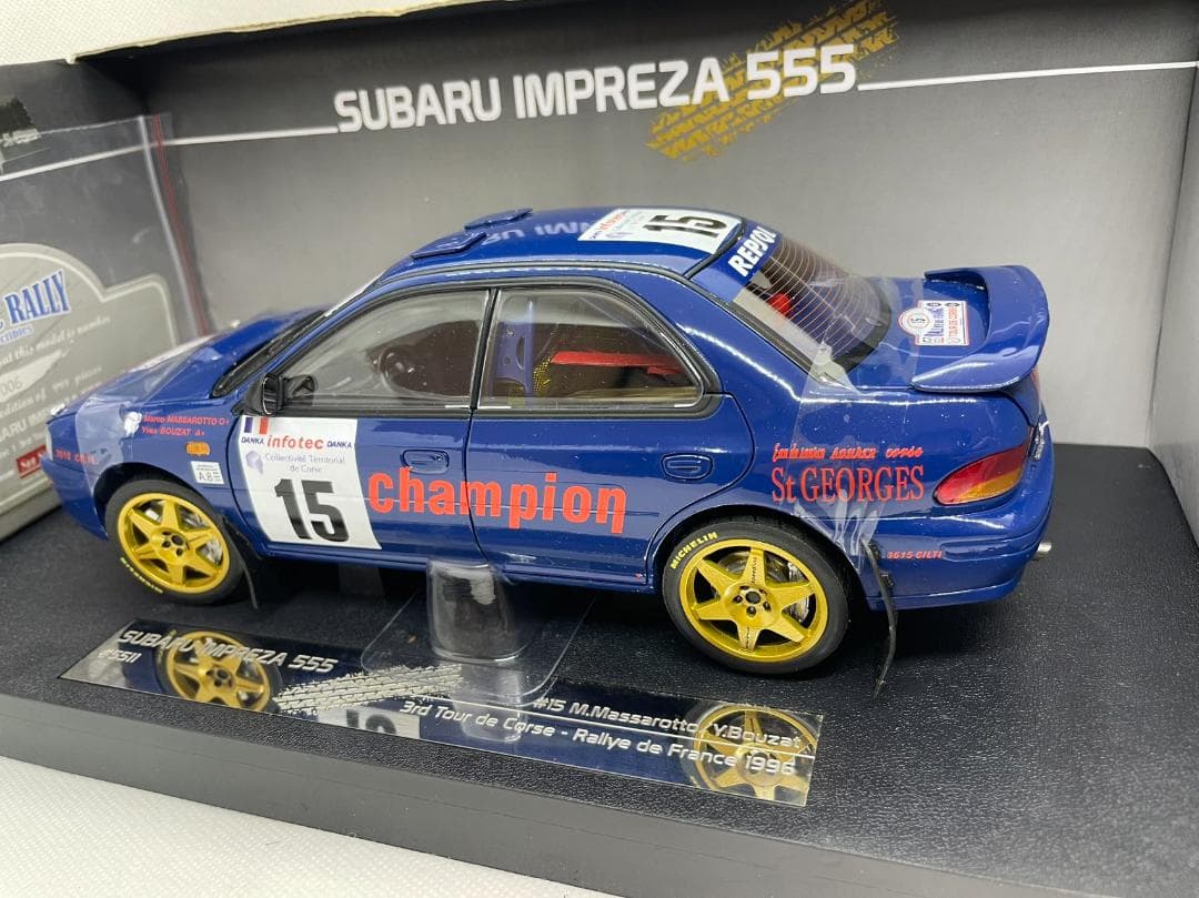 205-106 サンスター 1/18 スバル インプレッサ 555 #15