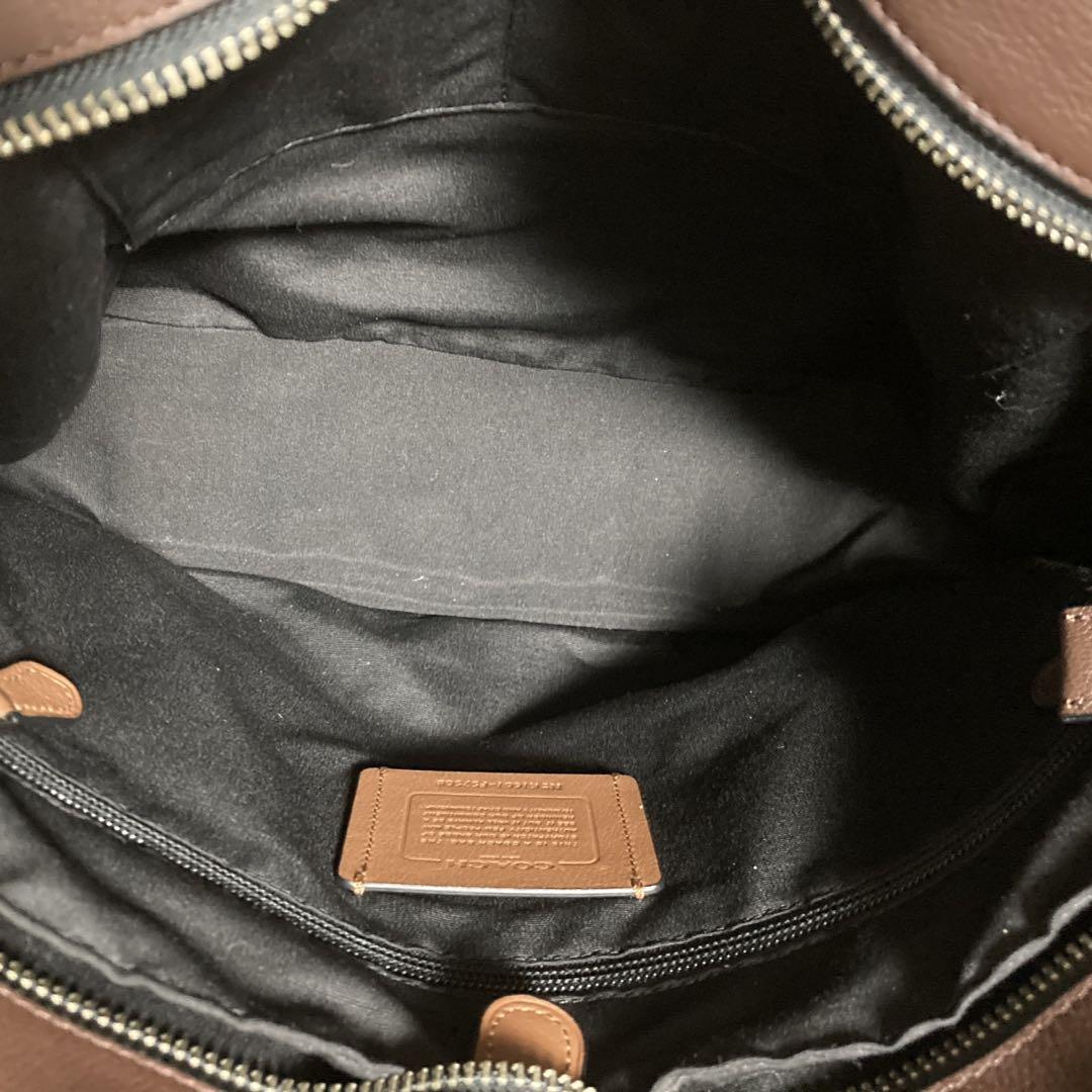 超美品 コーチ ベケット 2way ビジネスバッグ ショルダー レザー A4可