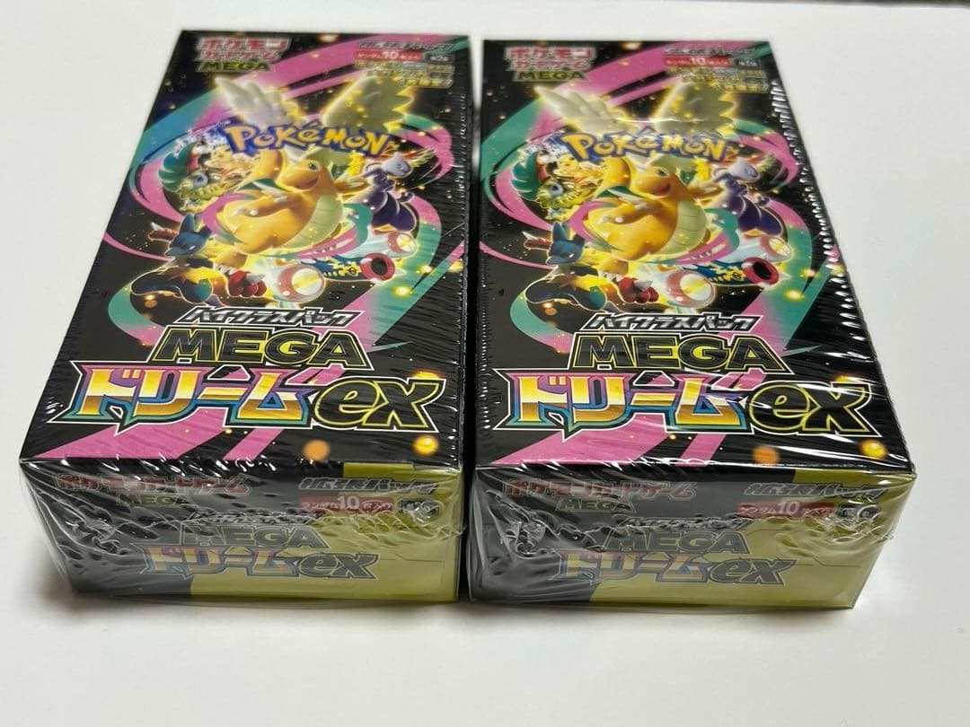 ポケモンカードゲーム MEGAドリームEX シュリンク付き 2BOX