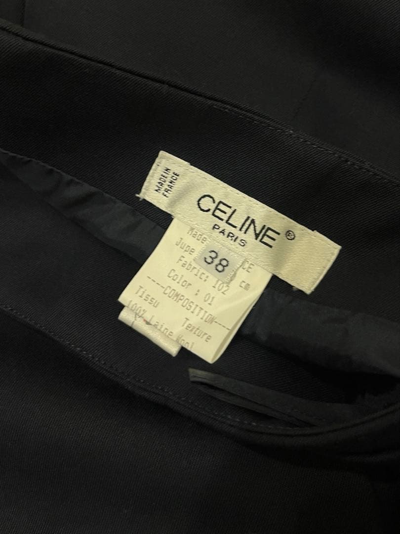 vintage celine skirt logo 38 セリーヌ