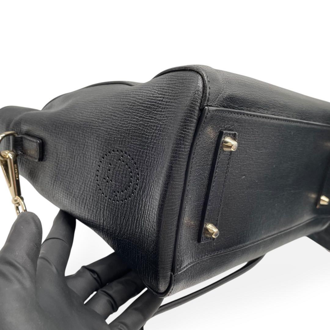 極美品　ANYA HINDMARCH　2way ハンドバッグ　ショルダーバッグ