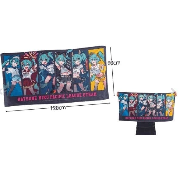 初音ミク パ・リーグ 6球団 コラボ 包まれタオル くるみつ集合ver.