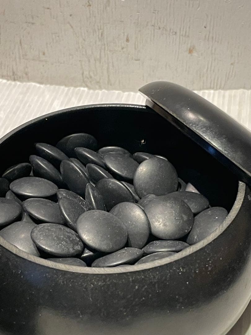 【碁石セット】囲碁 蛤 貝 趣味 遊び　那智黒石　室内ゲーム