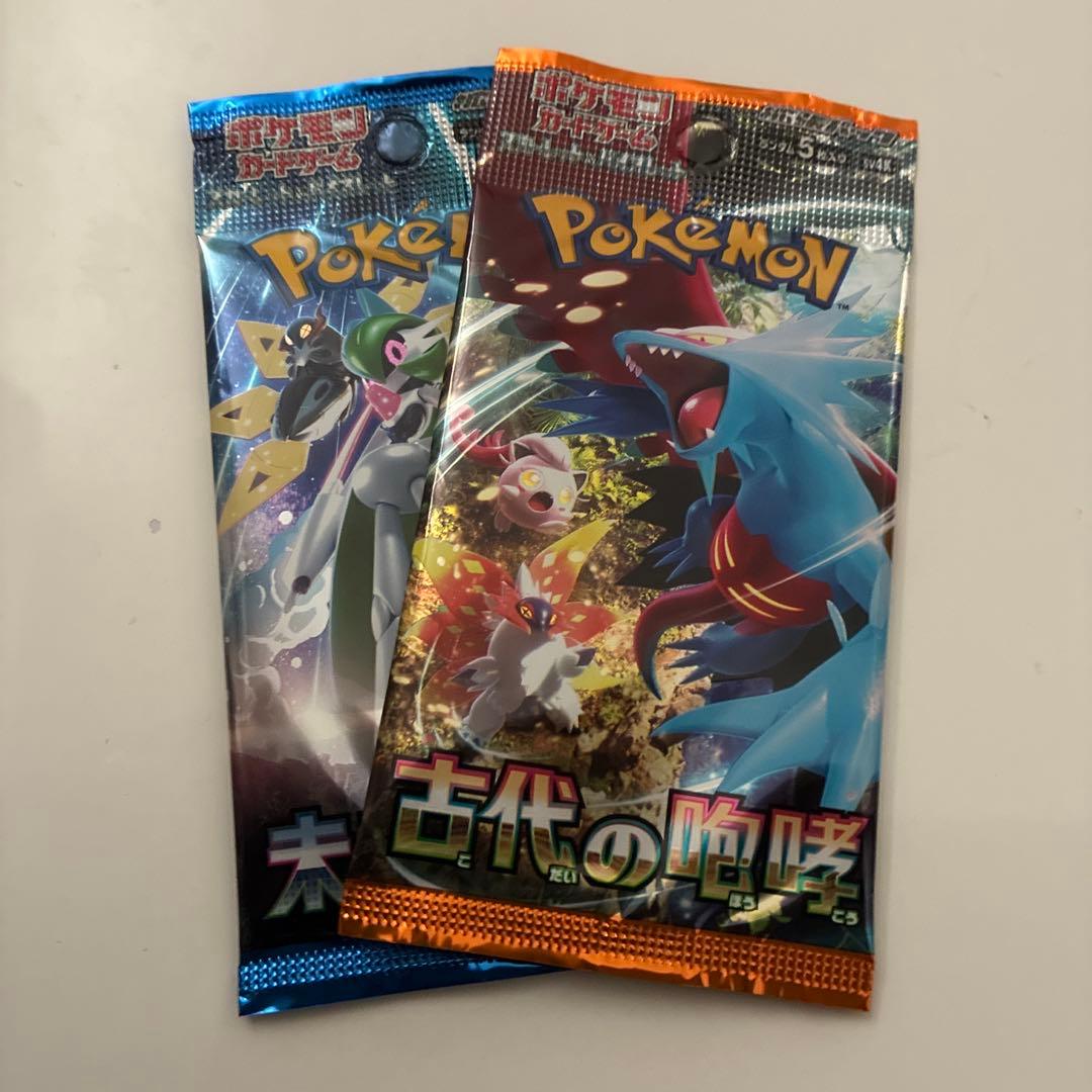 ポケモンカード未開封パック 未来の一閃・古代の咆哮 - メルカリ