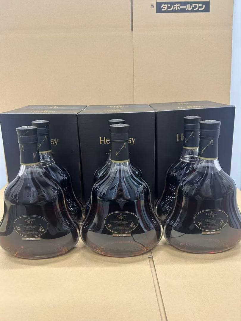 古酒 並行 Hennessy ヘネシー XO 黒キャップ 箱付き 6点セット - メルカリ