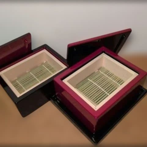 気まぐれ値下げ②黒溜漆塗りせいろ　本朱漆塗りせいろ