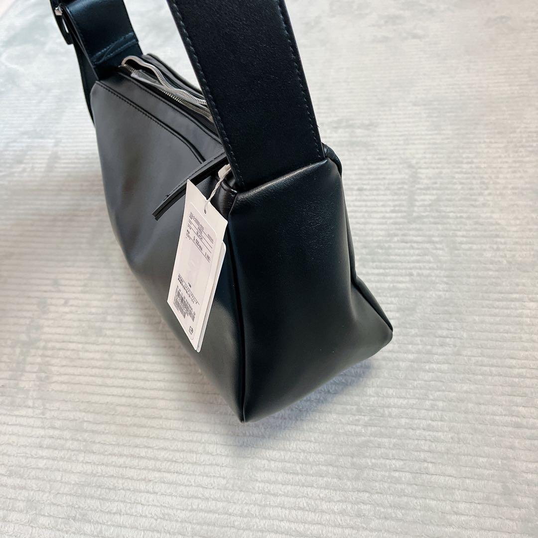 【未使用】UNITED ARROWS スクエア ビッグバックル ショルダーバッグ