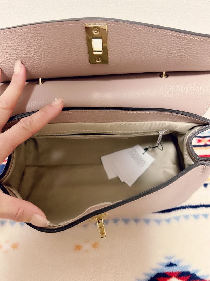 アナイ2025 2026現行品◇シュリンク革トップハンドルバッグ ♢新品未使用