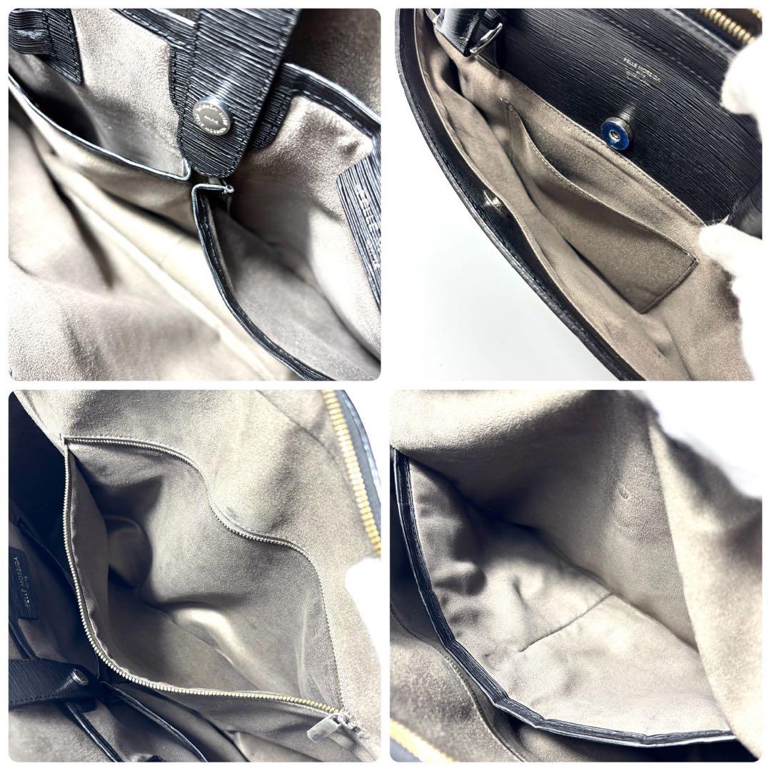 ✨希少 美品✨ペッレモルビダ ビジネスバッグ キャピターノ エピ レザー 黒