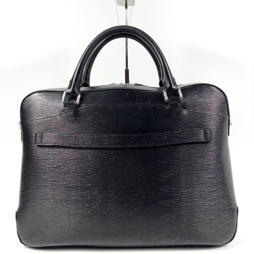 ✨希少 美品✨ペッレモルビダ ビジネスバッグ キャピターノ エピ レザー 黒