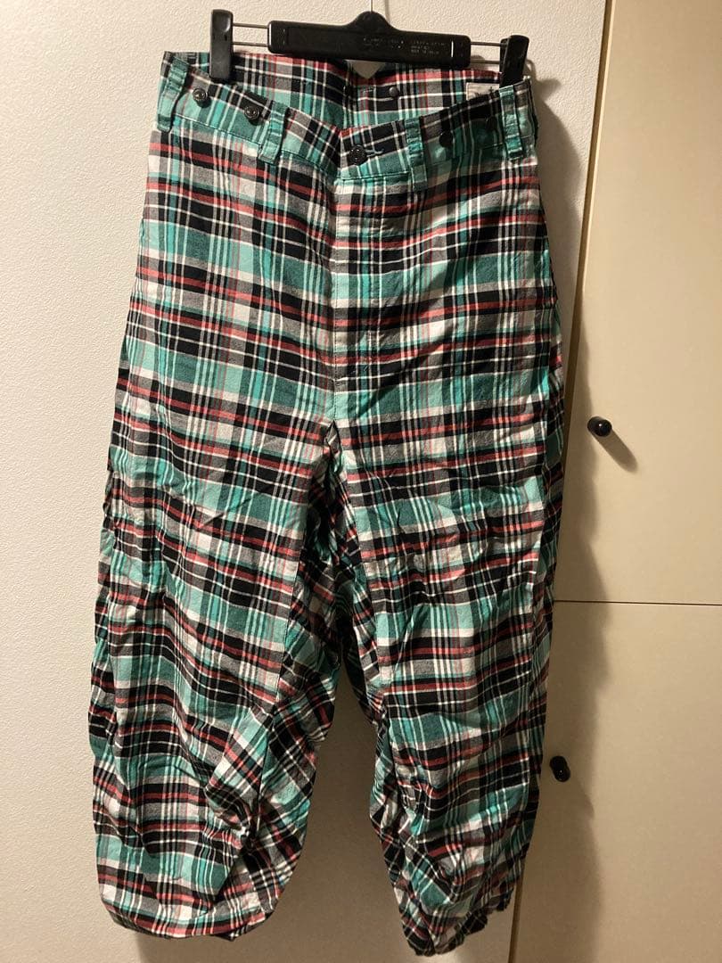 ヴィヴィアンウエストウッド チェックサルエルパンツ
