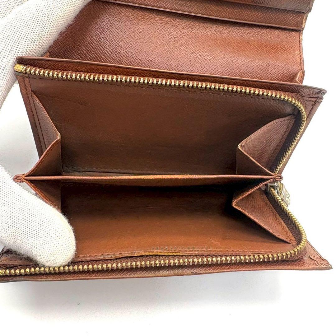 ルイ ヴィトン モノグラム トレゾール 二つ折り財布 L字ファスナー