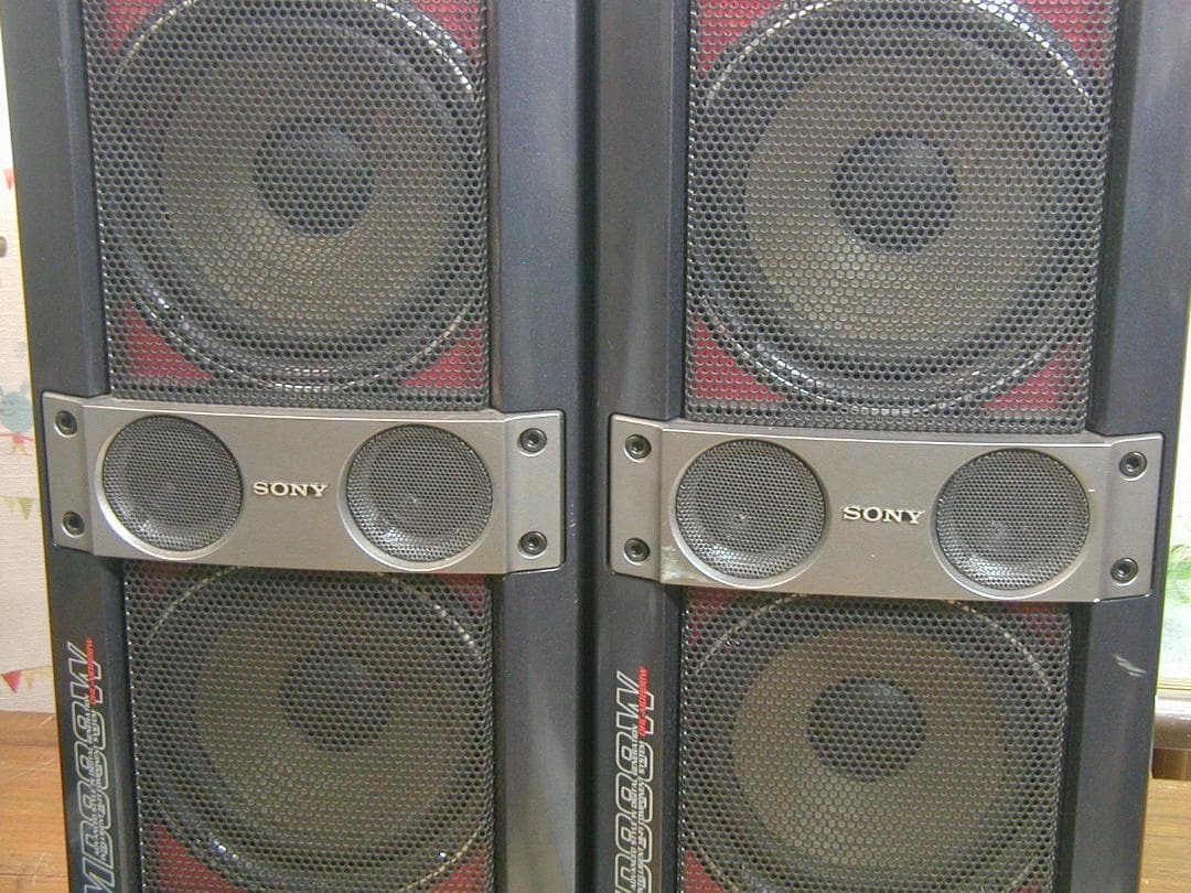パワフルな音》☆SONY SS-MD888W スピーカーシステム。動作良好。