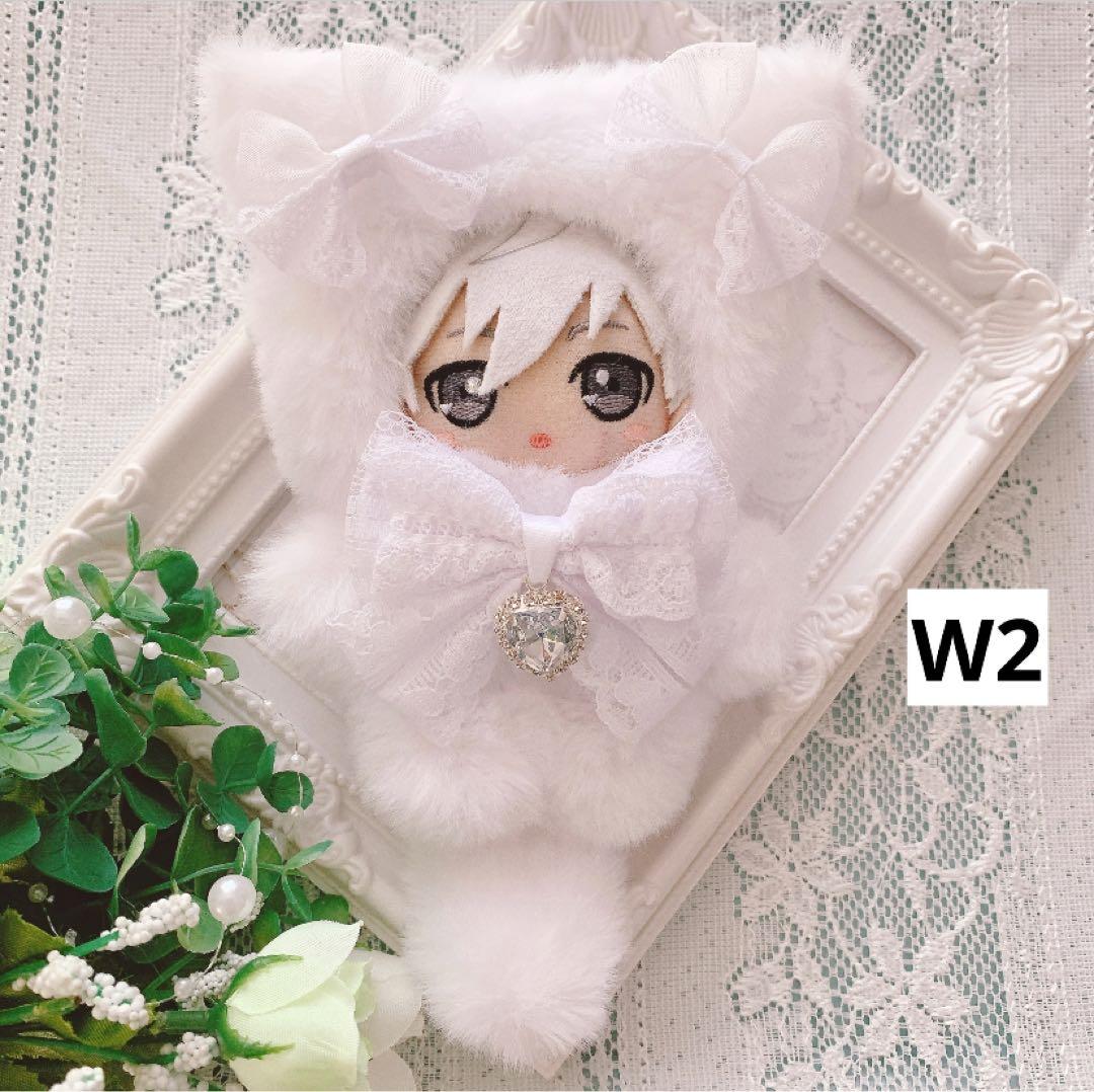 ぬい服 10cm 着ぐるみ 白ねこデザインリスト②