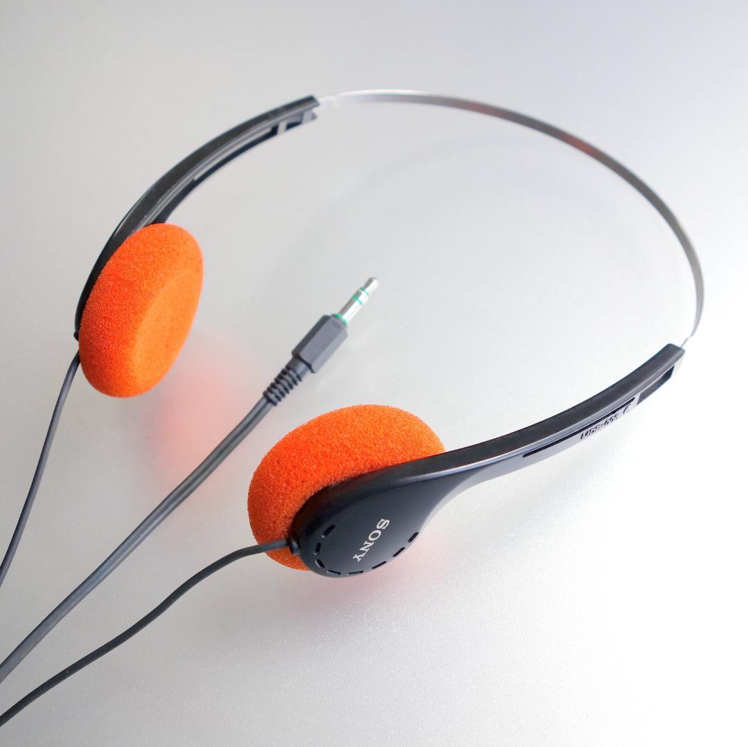 整備品】MDR-006 ソニー ウォークマン用 ヘッドホン レトロヴィンテージ