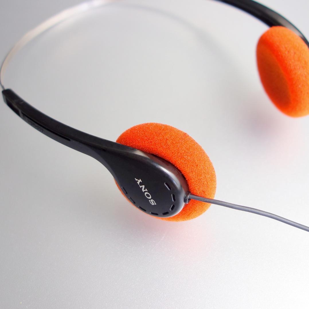 整備品】MDR-006 ソニー ウォークマン用 ヘッドホン レトロヴィンテージ