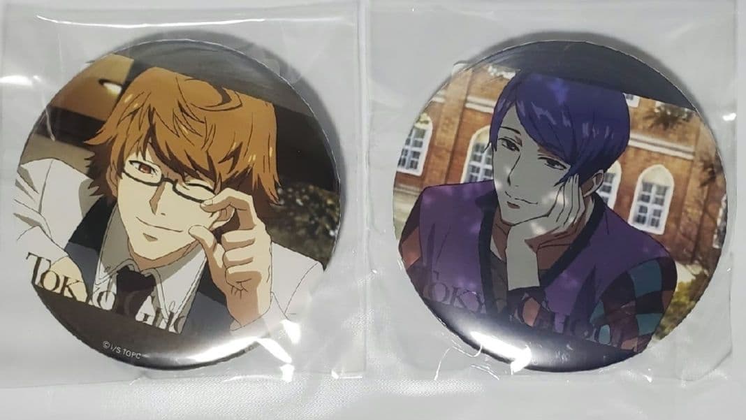 東京喰種 西尾錦 月山習 缶バッチセット 未開封 TVアニメ『東京喰種トーキョーグール』 だけ缶 西尾 錦だけ