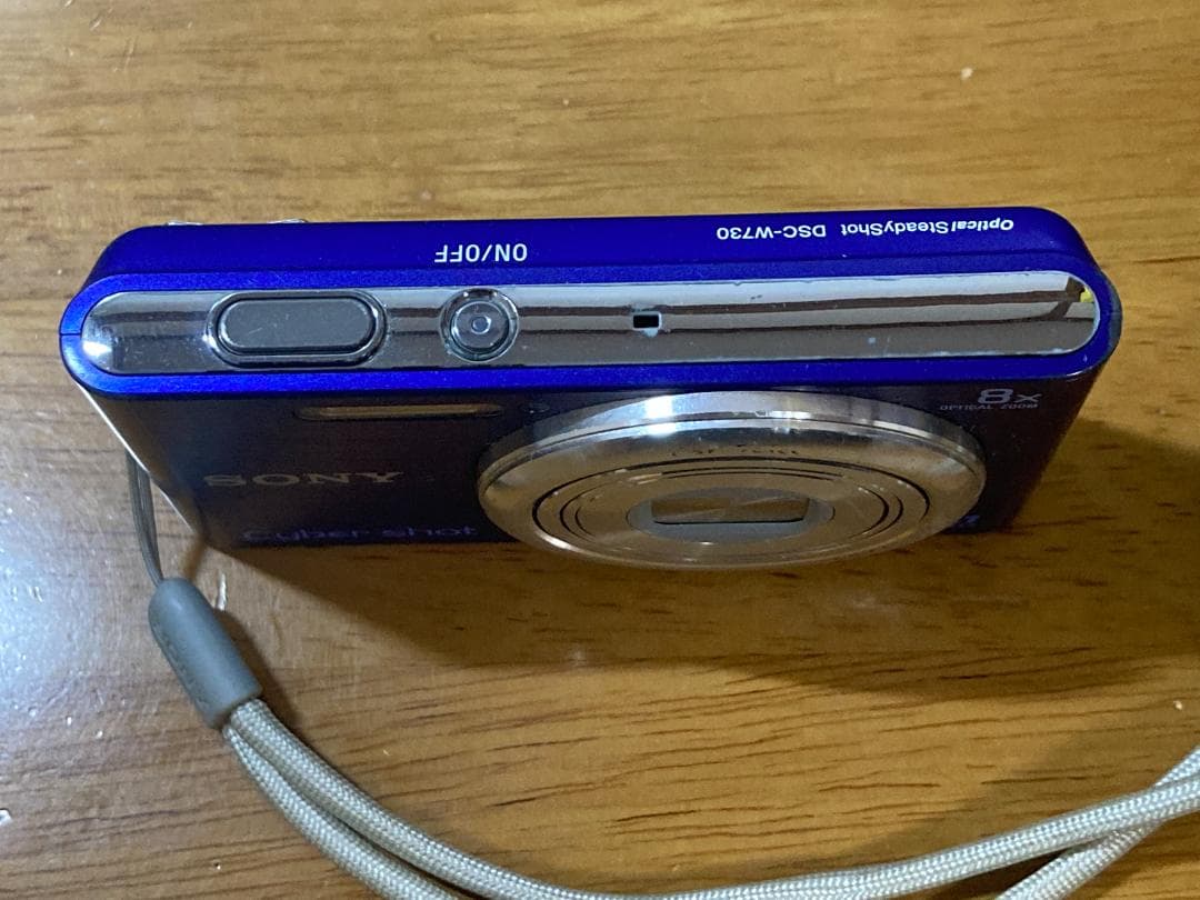 Sony Cyber-shot DSC-W730 青（箱、ケーブル、充電池付き）
