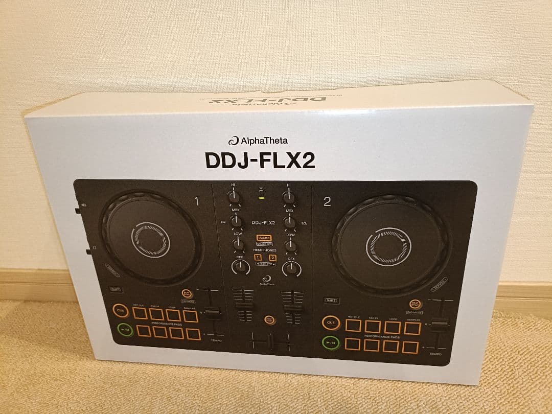 AlphaTheta DDJ-FLX2 DJコントローラー 新品同様 AlphaTheta ( アルファシータ ) DDJ-FLX2 - rekordbox/Serato DJ/djay