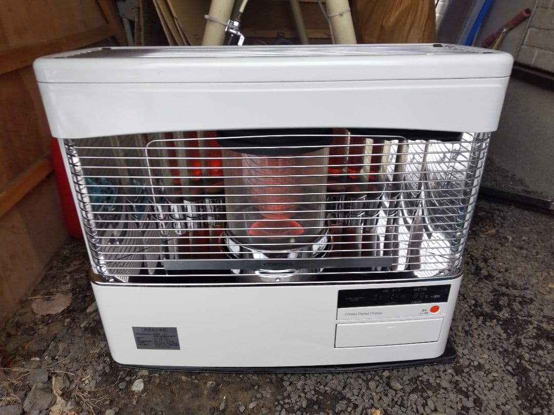 札幌発コロナFF温風石油ストーブ！品番「FF‐VG5214S」2014年式中古⑦