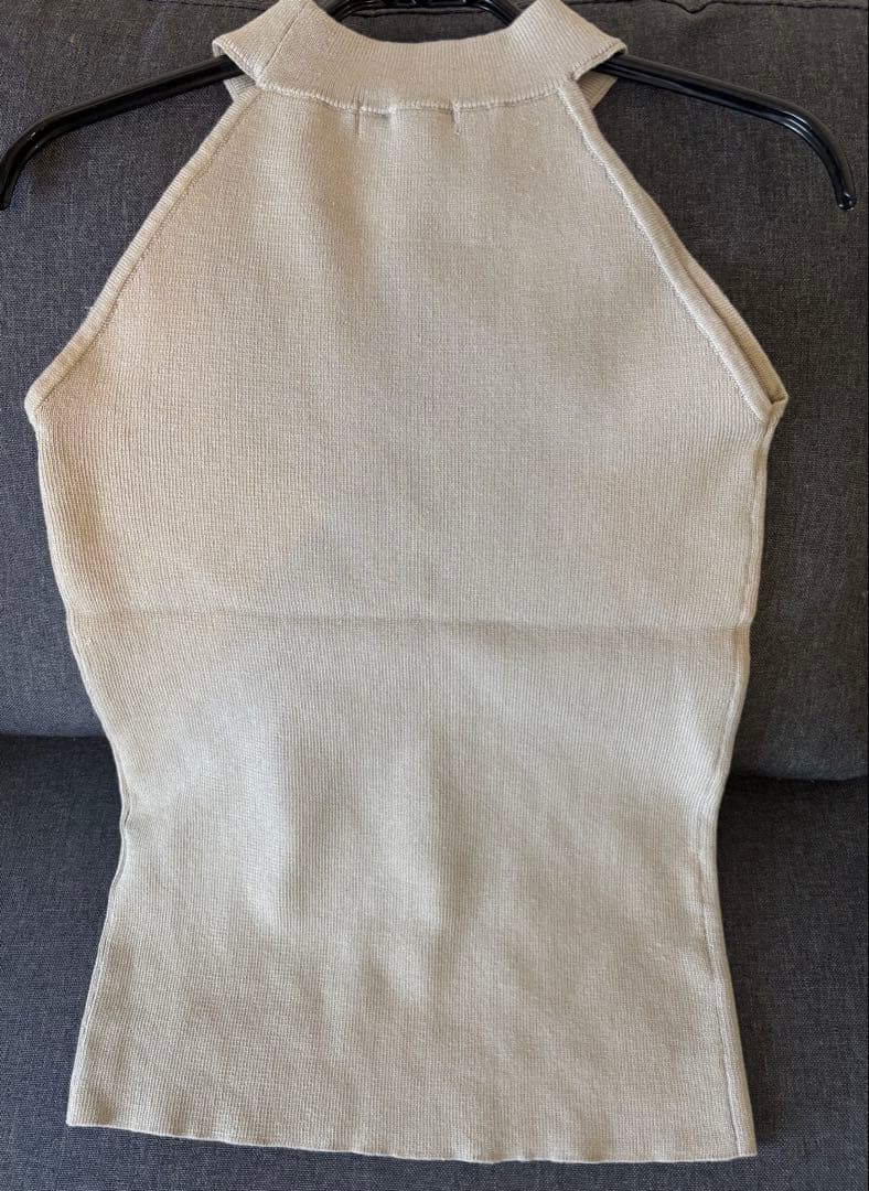 新品未使用タグ付 KARRY American sleeve tank ベージュ