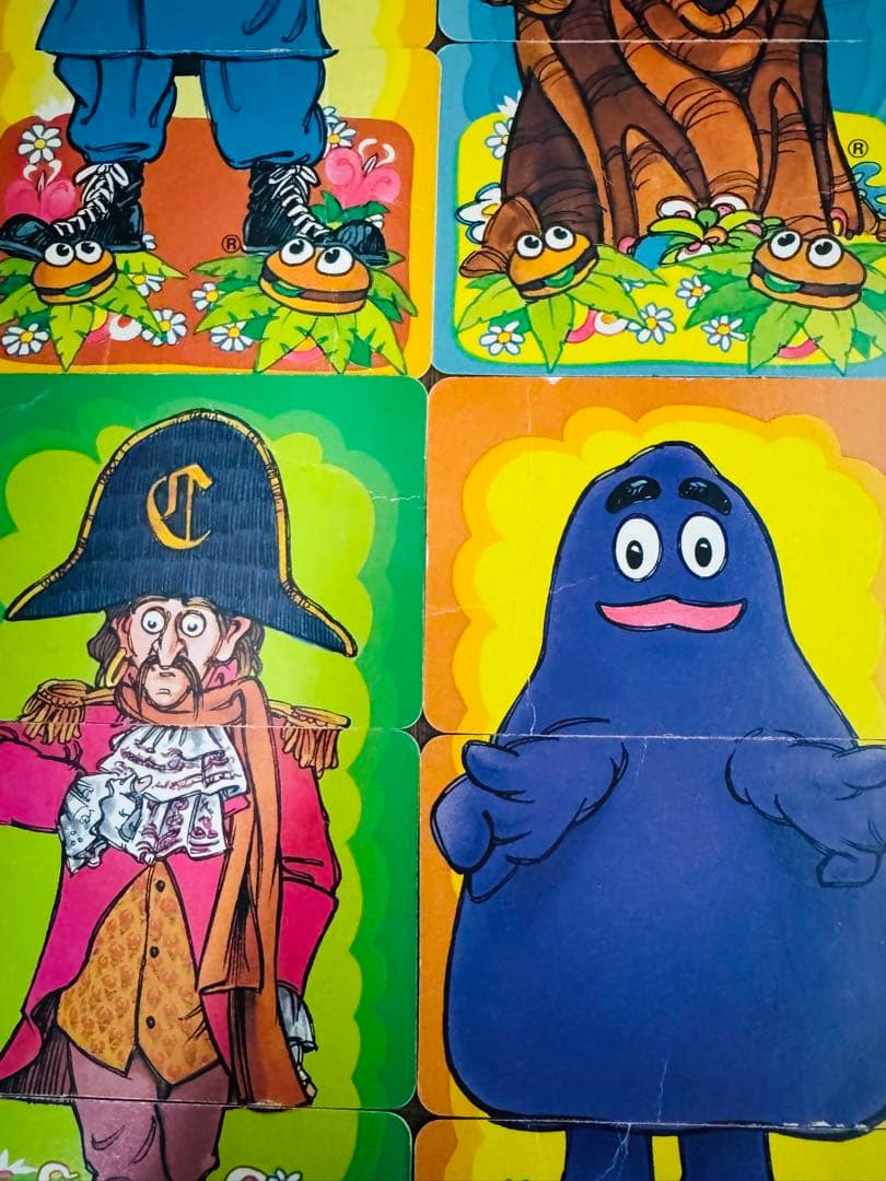 1980 アメリカ マクドナルド 紙もの カード ゲーム ディスプレイ 激レア