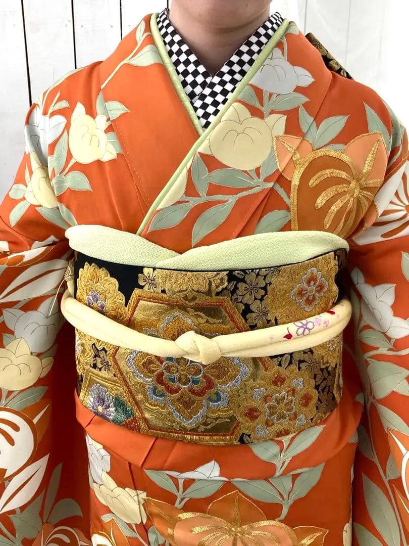 振袖フルセット橘金駒刺繍