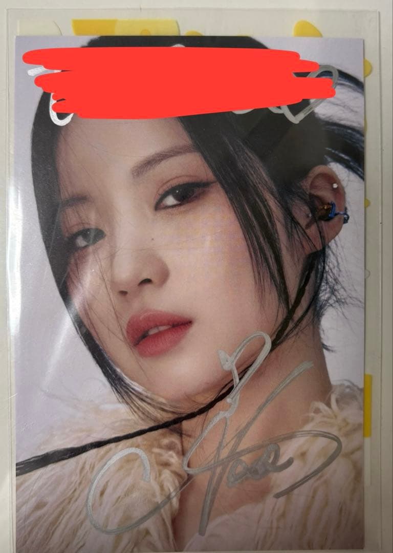 BABYMONSTER アサ 直筆サイン入り ポストカード DRIP BABYMONSTER アサ