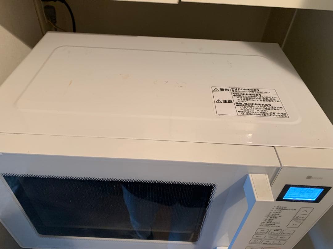 ニトリ オーブンレンジ 電子レンジ 白 フラット BN16A WH 16L - メルカリ